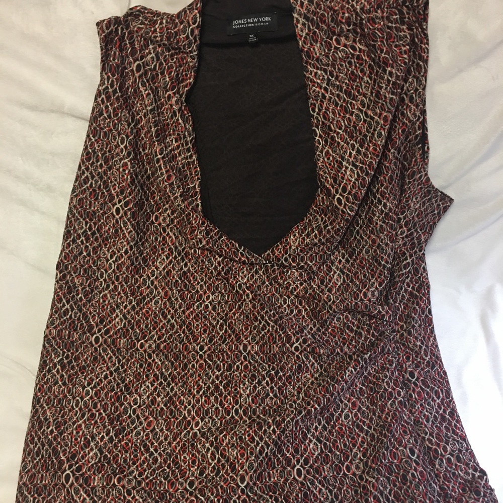 Jones new york 3x blouse sleeveless